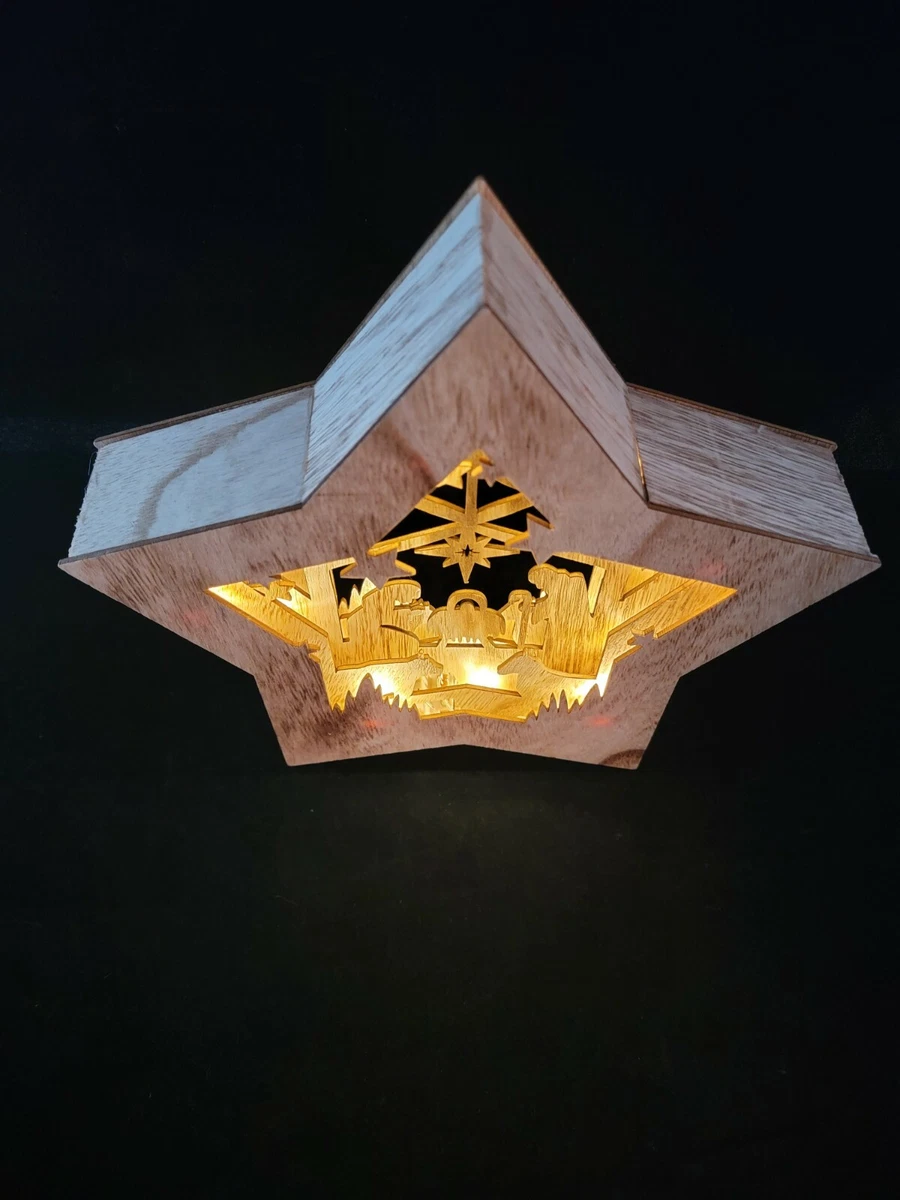 Small lighted star for nativity scene deals
