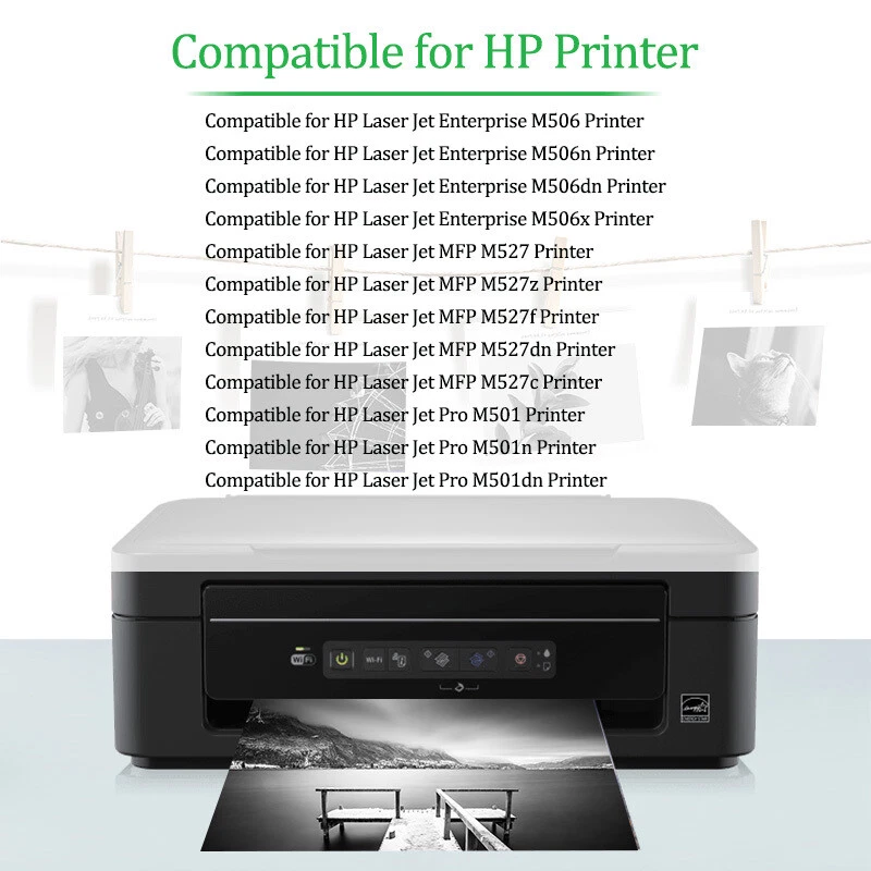 8 Pack CRG 041 Black Toner Cartridge For Canon 041 imageCLASS LBP312X LBP312dn - Image 2 of 4