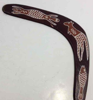 Australian Aboriginal boomerang-Authentic Hand Made-it works | eBay