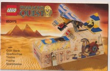Lego Bauanleitung für Set 853175Coin Bank - Pharaoh's Quest (Sparbüchse)