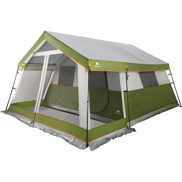 Ozark Trail 8 Person Instant Cabin Family Camp Tent With Large Screen