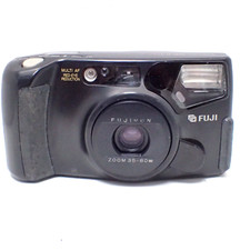 Fuji Zoom Cardia Multi 800 Black Point  Shoot 35mm Film Camera AG1006Y