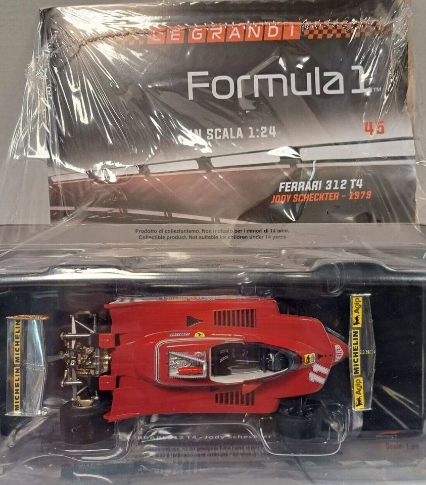 NEW: 1:24 F1 FERRARI 312 T4 - Jody Scheckter 1979 ALTAYA +Magazine no Minichamps - Immagine 3 di 4