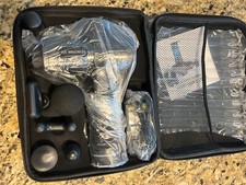 New massage gun deep tissue, carbon fiber, 30 speed, 6 attachments
