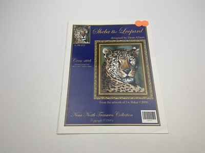 Near North Treasure Collection Sheba The Leopard Counted Cross Stitch Pattern 8P