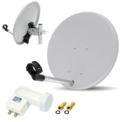 HDTV HD Digitale Sat Anlage 40cm Schüssel TWIN LNB Spiegel Camping Mobil Mini h