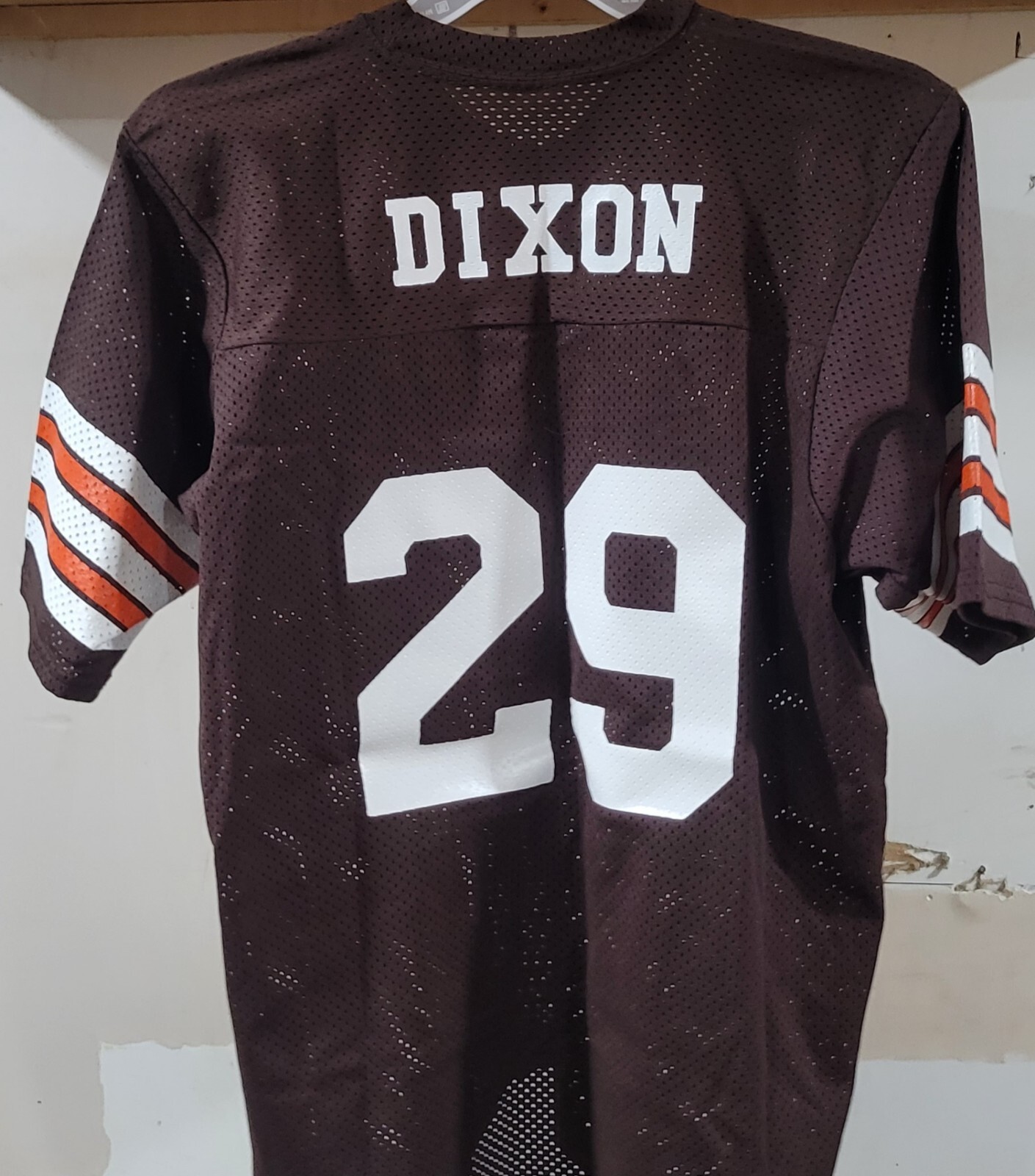 Browns Hanford Dixon NFL Macgregor Sand Knit XL VTG 1980's Jersey eBay