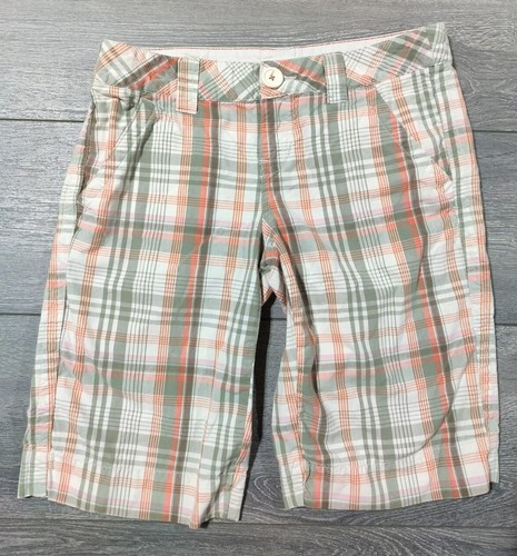 Womens Size 3/4 AEROPOSTALE Plaid Bermuda Shorts Preowned | eBay