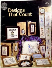 1979 Gloria  Pat Designs That Count 6 Counted Cross Stitch Pattern Book 11863