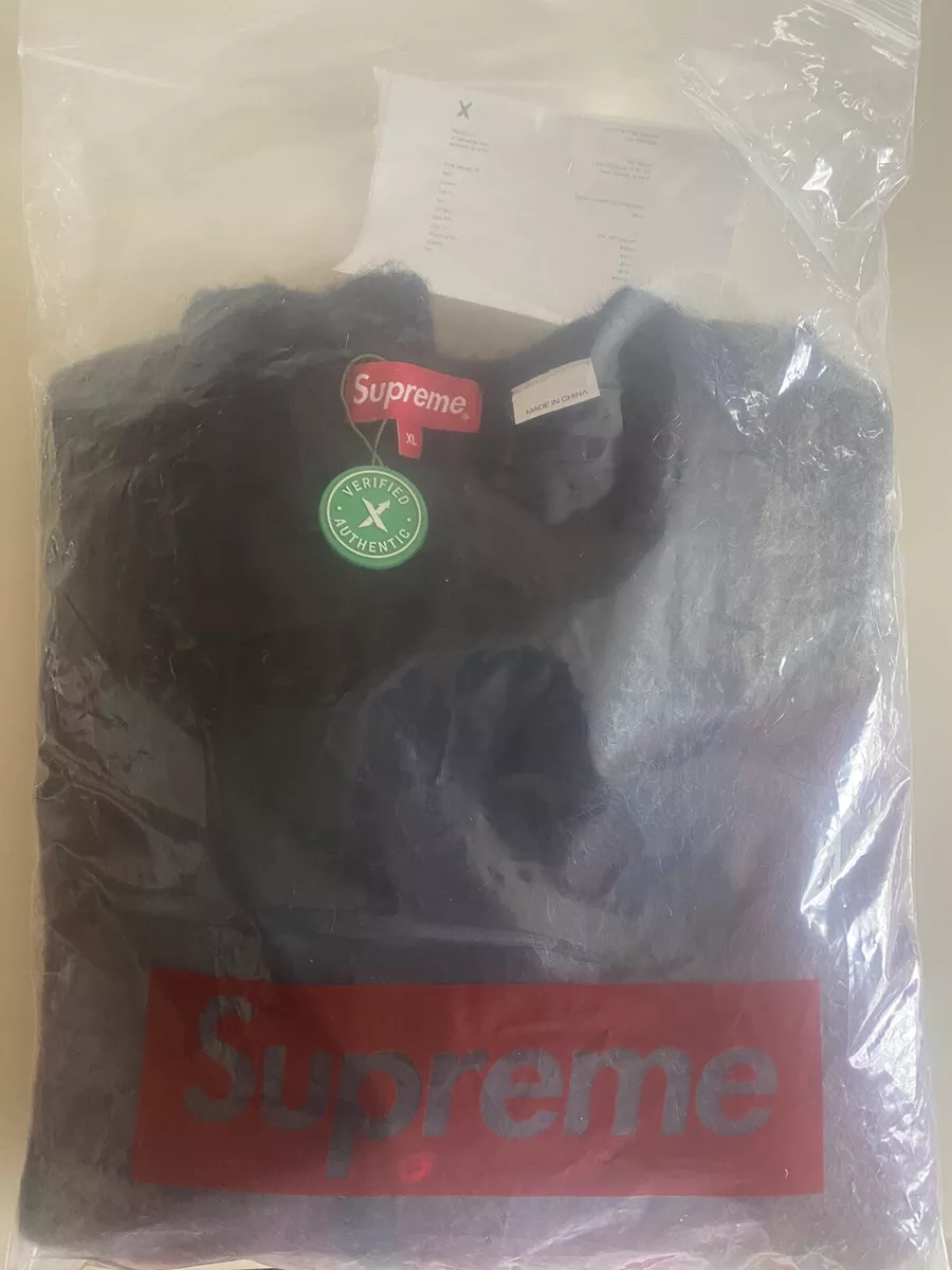 Supreme Brushed Grid Cardigan XL | eBay