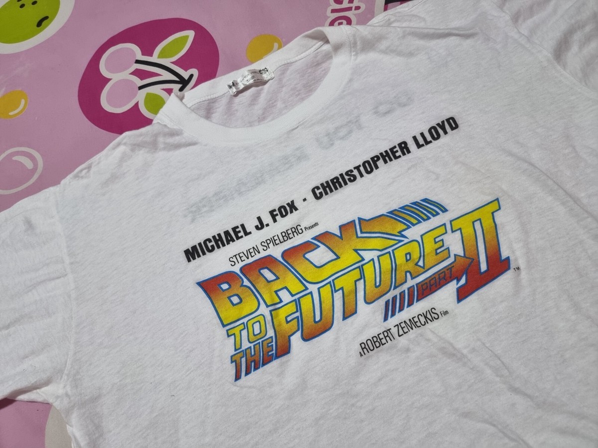 rare Vintage Back to The Future 2 Promo T shirt Michael J Fox size
