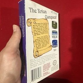 Nintendo NES Game The Krion Conquest Box Game And Insert No Manual