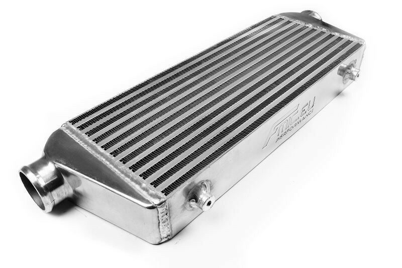 Intercooler universale in lega 450x180x65 mm attacco frontale ad alte prestaz...