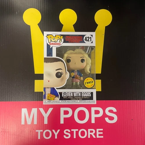 **IN HAND* FUNKO POP! STRANGER THINGS - ELEVEN WITH HAIR and EGGOS *CHASE*  #421