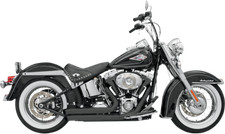 Bassani FireSweep Exhaust - Black Harley-Davidson Softail 1986-2017 - 12123D