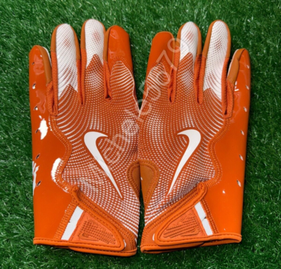 Nike Texas Longhorns Team Issued Vapor Jet 8 Football Gloves