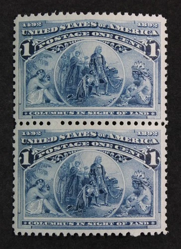CKStamps: US Stamps Collection Scott#230 1c Columbian Mint NH OG