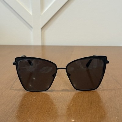 Diff Eyewear Becky BK-GR18 Black Frame Dark Smoke Lens Cat  display picture 1