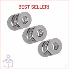 uxcell TC613 Thrust Needle Roller Bearings with Washers 3/8" Bore 13/16" OD 5/64