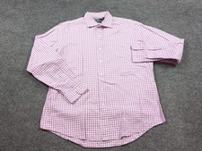 Polo Ralph Lauren Shirt Mens XL Purple Cotton Button Long Sleeve Regent Check