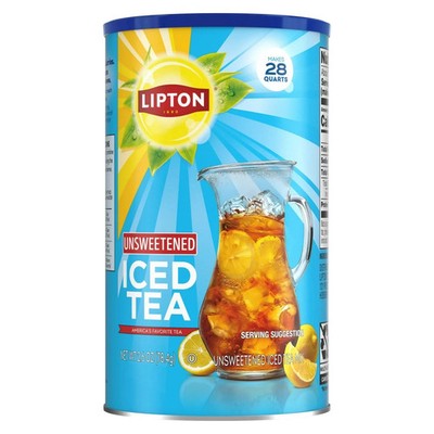 Lipton Unsweetened Black Tea Iced Tea Mix, 28 Quarts - Pack of 1 - Free Ship