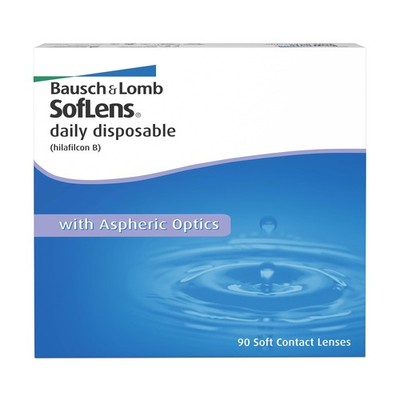 Bausch + Lomb Daily Disposable Tageslinsen, sphärische Kontaktlinsen, weich, ...
