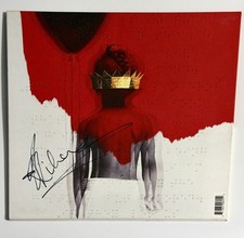 Signed VIDEXACT PROOF Anti Rihanna Vinyl 2 Discs Jay Z Kanye Fenty Ariana Grande