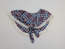 Vintage 80s 90s Women's Sailor Collar Removable Farm Animal Pig Sheep Chicken