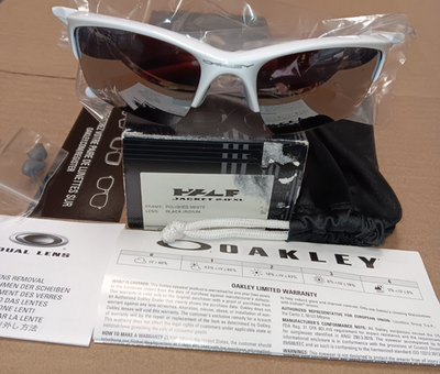 Oakley Half Jacket 2.0 9154-23 Polished White Red Black Iridium
