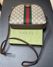 Gucci GG Supreme Monogram Small Ophidia Shoulder Bag Excellent W/ Box  Papers