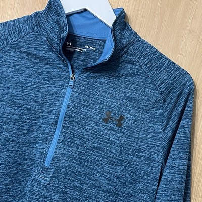 Under Armour Tech 2.0 1/4 Zip Training Top Medium M blau locker langarm
