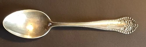 Gorham Sterling Silver Spoon, Lancaster Pattern, .839 Troy Ounces, 'A' Monogram