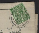 1915 GB Perfin Folded Letter - "HC" - Hull Corporation - Telephone Statement — photo 2