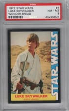 1977 STAR WARS WONDER BREAD #1 LUKE SKYWALKER