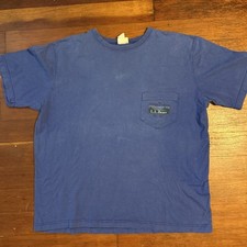Rare VTG 80s L.L. Bean Outdoor Tradition Logo Graphic Shirt-L-USA Made-Some Wear