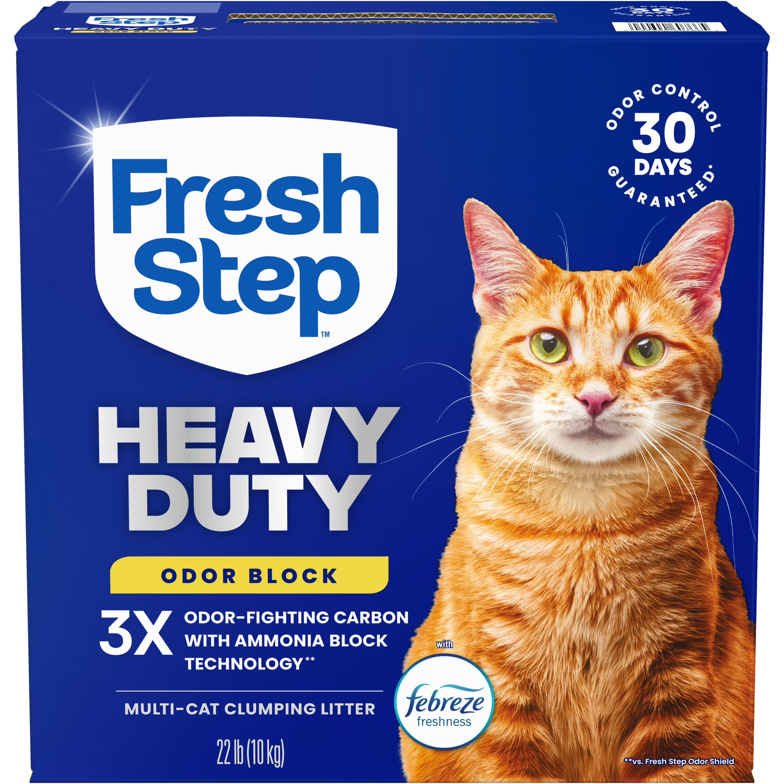 Fresh Step Multi Cat Litter Febreze 22 lb