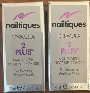 Nailtiques Formula 2 Plus Nail Protein Treatment Weak Thin Nails 0.25oz 2PK