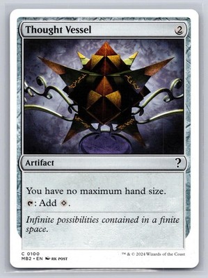 Thought Vessel (White Border) 100 Mystery Booster 2 Magic: The Gathering NM
