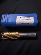 Niagara Cutter HSS 7/8 4 Flute End Mill TiN 1 7/8 LOC New Open Box