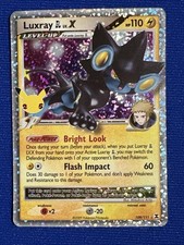 Luxray GL Lv.X 109/111 Rising Rivals Ultra Rare Holo 110 HP Pokémon TCG Card on eBay