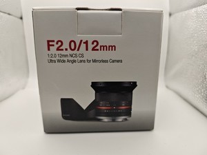 Samyang 12mm F/2.0 NCS CS Ultra Wide Angle Lens for Fuji x Mount