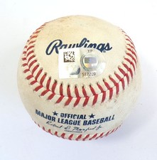 7-26-23 Rockies @ Nationals Game-Used Baseball Lane Thomas/Peter Lambert COA