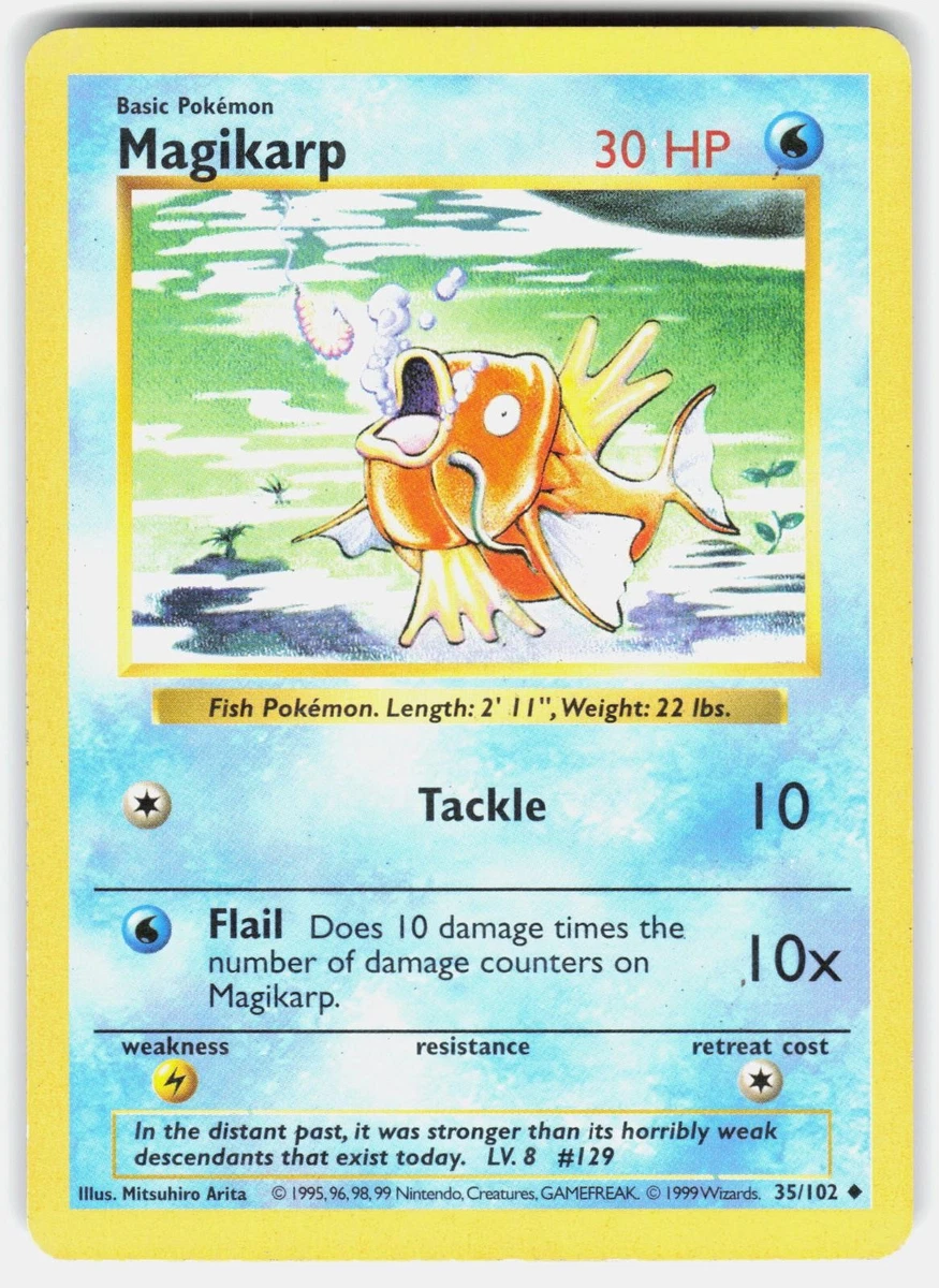 25+ Magikarp 035/102 Base Set (Shadowless) for sale | Updated Oct 2026
