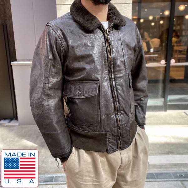 70's US NAVY G-1 フライトジャケット ヴィンテージ