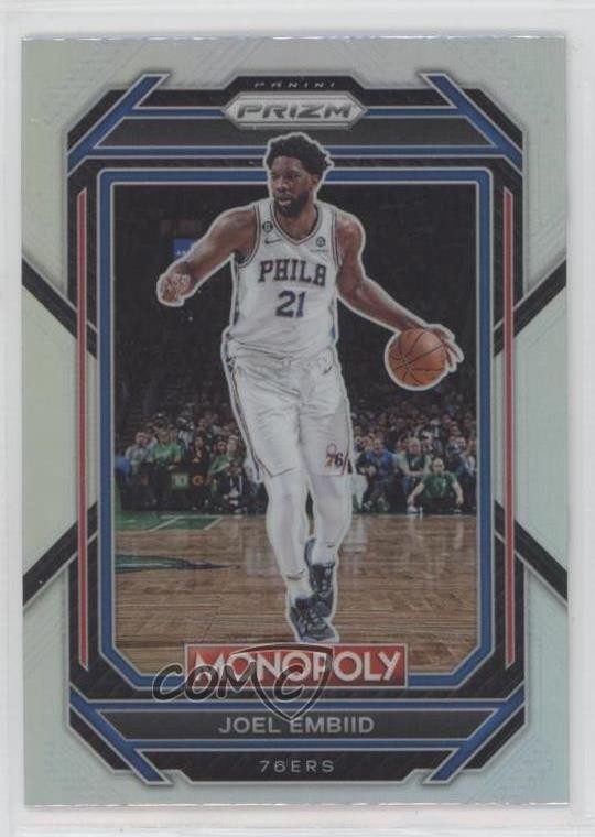 2022-23 Panini Prizm Monopoly Silver Prizm Joel Embiid #67 1u6