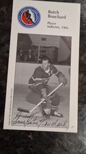 Signed HHoFer  Butch Bouchard