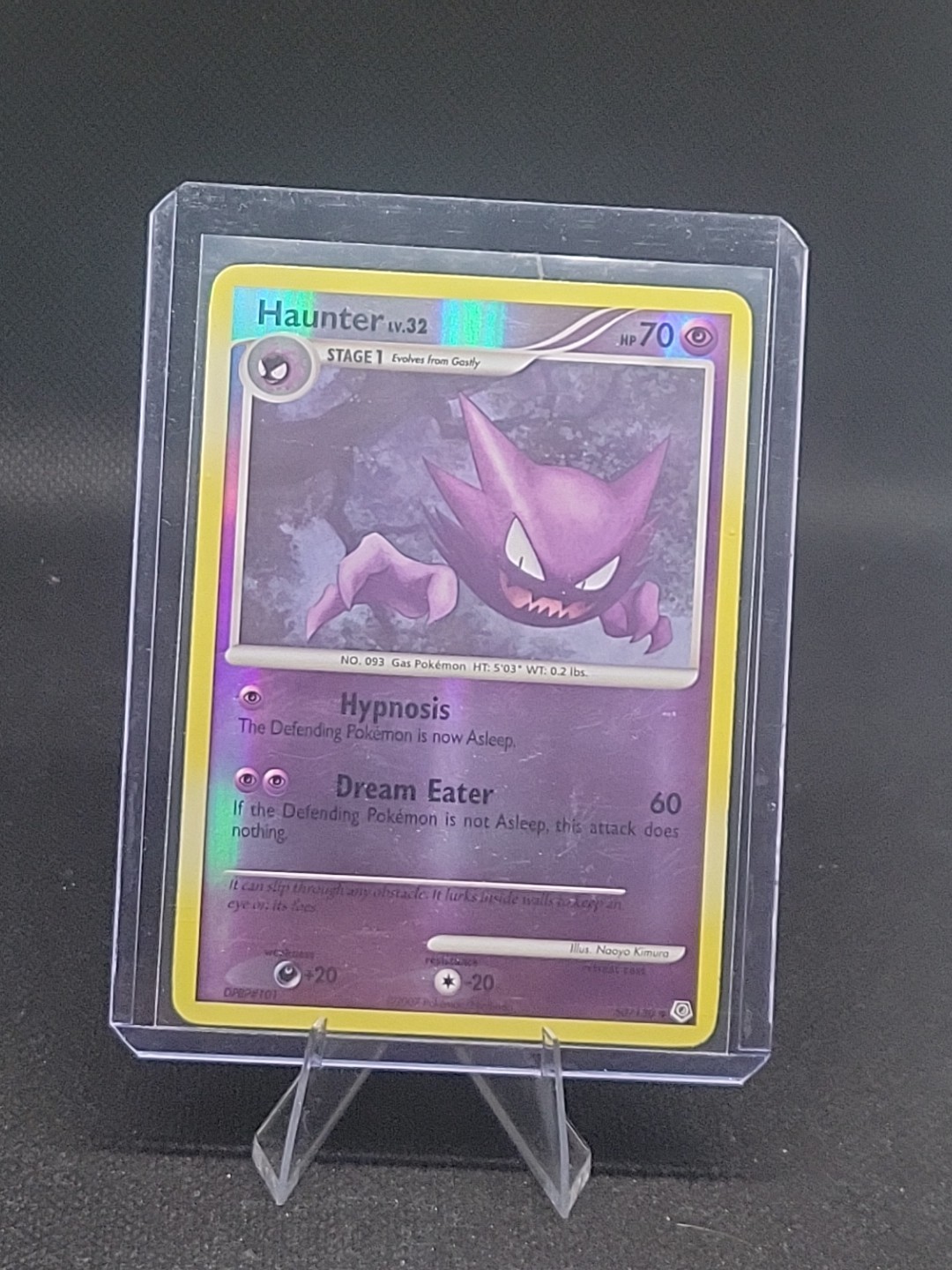 Haunter - Reverse Holo - 50/130 Diamond & Pearl - Pokémon TCG - 2007 LP