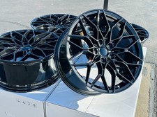 4 NEW Black 19x8 19x8.5 Rims Wheels 5X120 Fits: BMW 4 Series 428i 430i 435i 440i
