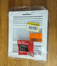 10 in. x 8 in. 3-Way Steel Wall/Ceiling Regis...