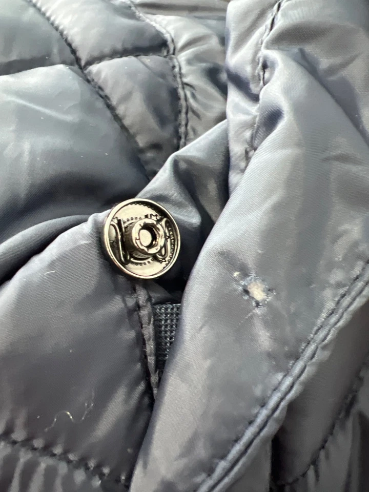 Abrigo Parka Sporto Tulip Acolchado Resistente al Agua Talla 1X Azul Marino Nieve Invierno Exterior Foto 4 de 4